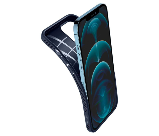 Spigen Liquid Air do iPhone 12 Pro MAX navy blue - 1080822 - zdjęcie 5